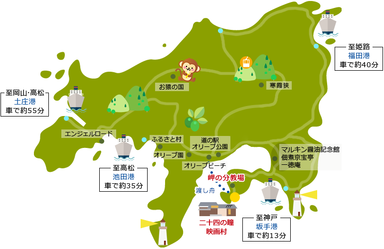 映画村への交通