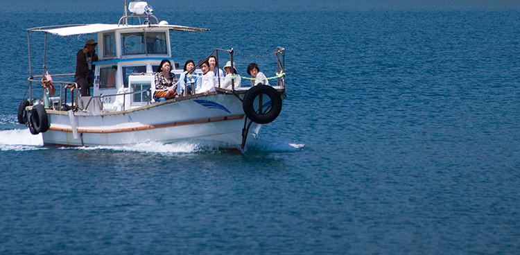 เรือข้ามฟาก หมู่บ้านภาพยนตร์โชโดะชิมะ